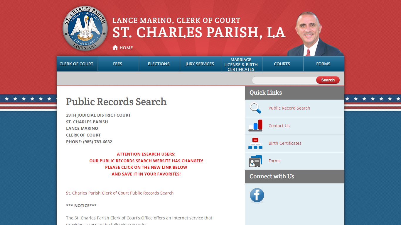 Public Records Search - St. Charles Parish, LA Elections